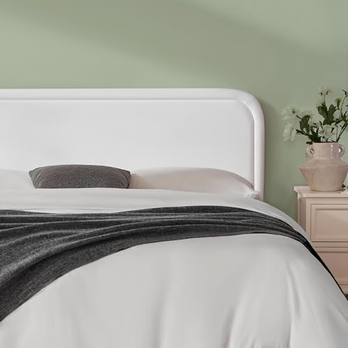 Howjoe Velvet Fabric Headboard Queen, Upholstered Headboard Queen Size Only, Dorm Bed Headboards...