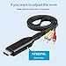 HDSUNWSTD HDMI to RCA AV Adapter Converter HDMI2AV NTSC PAL Full HD Composite Video Audio for PS3 for PS4 for Xbox 60HZ for Old TV