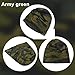 Unisex Fleece Lined Camouflage Beanie Hat for Men and Women, Cotton Blend Warm Velvet Trapper Cap for Cold Weather, Outdoor Winter Hunting Hat, Army Green(Army Green)