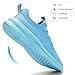 MGBDSZ Womens Walking Running Shoes Sneakers Slip On Sport Tennis Athletic Gym Shoes Casual Fashion Lightweight Breathable Non Slip Workout Workout Trainers Shoe Light_Blue Size US 8