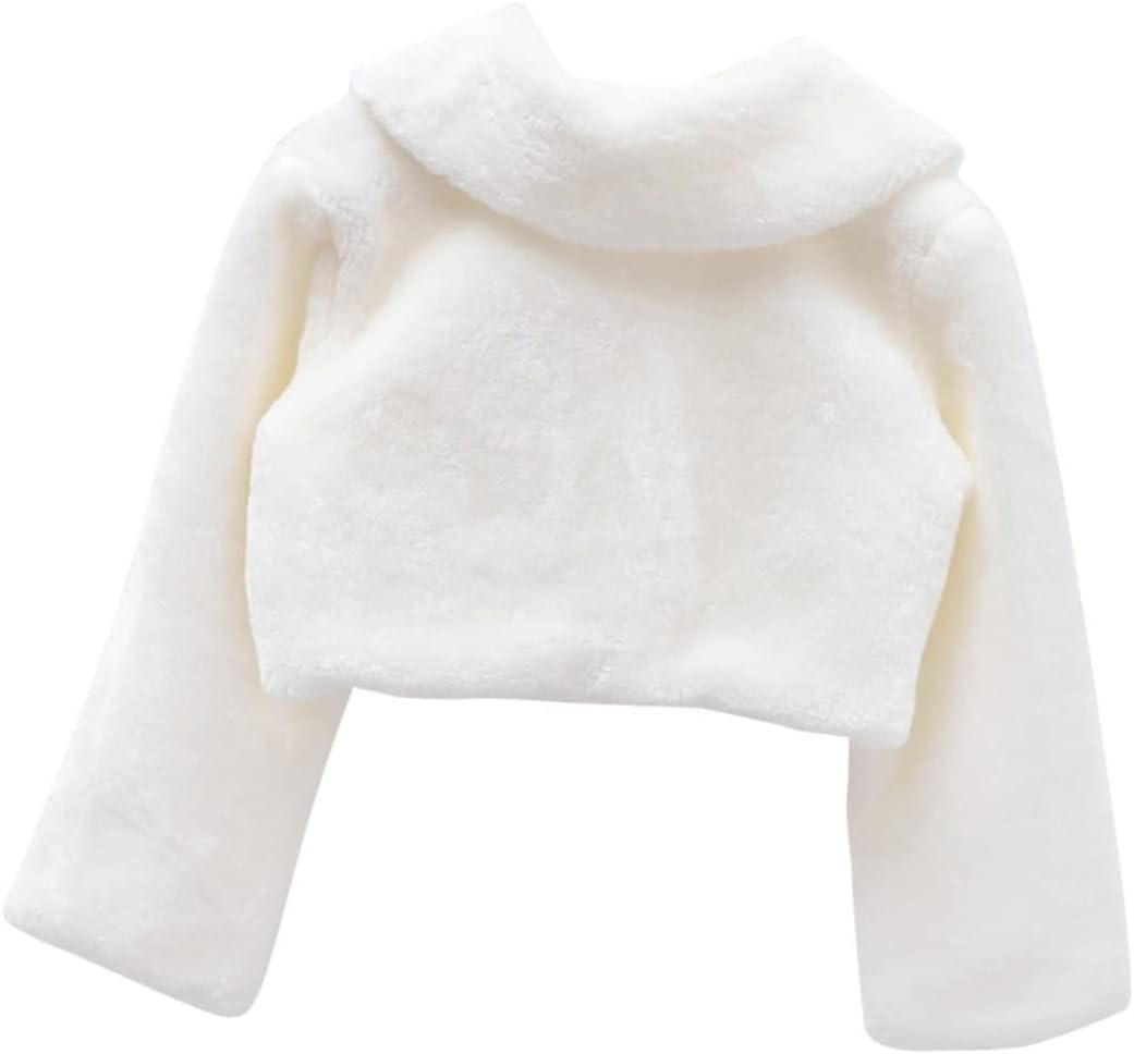 2 Pcs Girls Winter Coat Flower Children Tippet Warm Scarf for Boys and Girls Stylish Dress Shawl