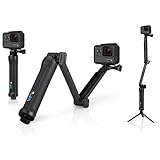 Altura máxima: 5.08 cm GoPro 3-Way- Soporte portátil para cámara GoPro (hasta 50.8cm), color negro