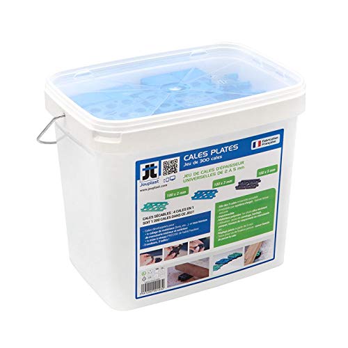 CALES PLATES SECABLES 2, 3 et 5 mm - Seau de 3 x 100 cales Cover