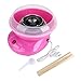 Produktbild Fdit 220V 450W Mini DIY Zuckerwattemaschine Elektrische Zuckerwatte Maker Zuckerwatte Maschine für Geburtstagsfeiern Kinder Geschenk EU Stecker(Rosa)