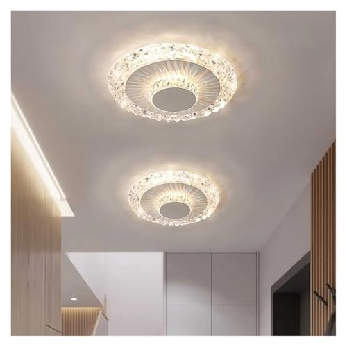 Éclairage couloir sombre solution plafonnier compact pour plafond bas