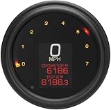 Dakota Digital MLX-2011-K MLX Series Gauge Speedometer/Tachometer - Fatbob