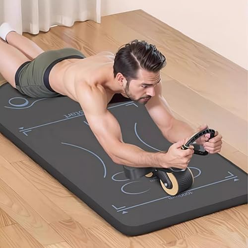 Alfombrilla para abdominales antideslizante que evita dolores de espalda en suelo duro 6