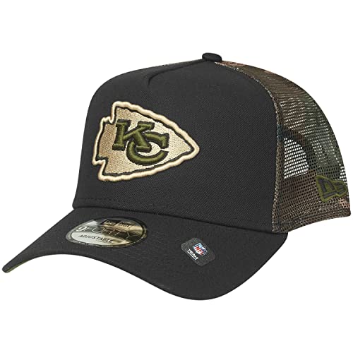 New Era Snapback Trucker Cap Kansas City Chiefs Wood Camo - vue 2