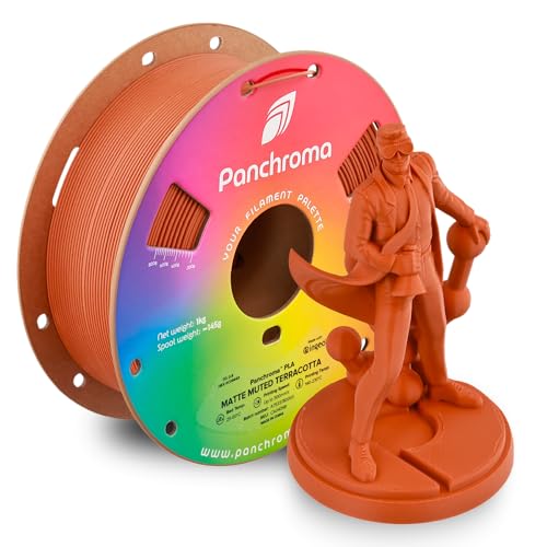 Polymaker Panchroma Matte PLA Filament, Muted Terracotta 1.75mm 1kg 3D Printing Filament, Formerly Polyterra Matte, Fits Most FDM 3D Printers, 1kg Spool (2.2lbs) by Polymaker - Used condition - CA$21.59