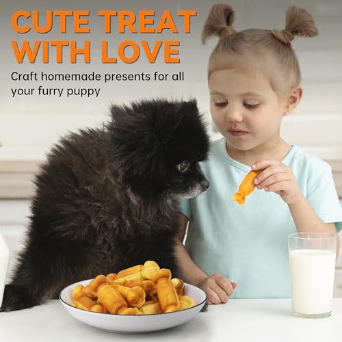 Baker's Friend - Leckerli-Herstellungsmaschine für Hunde in 2 Formen, 16 Leckerli-Formen, Geschenk für Hundeliebhaber, personalisierte Hundegeschenke, Snack-Maschine