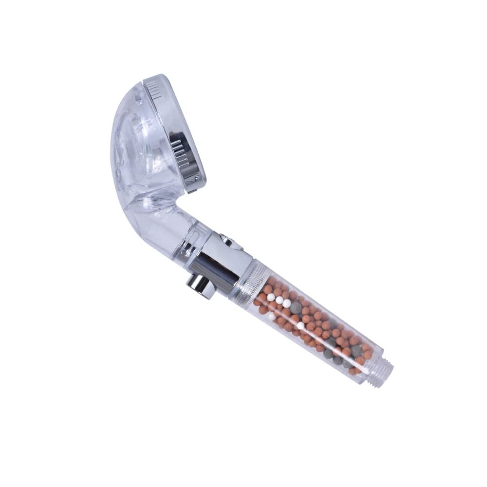 Duschkopf Mit Filter & Mineral-Kugeln – Spart 40% Wasser, Reduziert Chlor & Kalk, Für Weicheres Haar & Glatte Haut, Modell 16048