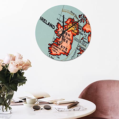 Horloge murale sans tic-tac 30,5 cm pour retrouver le sommeil