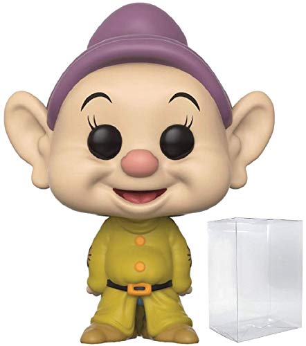 Disney: Snow White and The Seven Dwarfs - Dopey Funko Pop! Vinyl Figure (Includes Compatible Pop Box Protector Case)