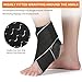 Kaaeiccr Ankle Brace, Wrist Brace, Suitable for Sprained Ankles, Unisex Adjustable Pressure Joint Brace Set, Providing Stability and Comfort for Sports and Daily Use (4-Pack)
