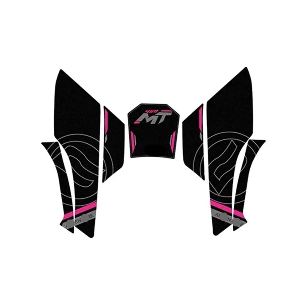 for CFMOTO 450MT 450 MT Motorcycle Side Sticker Fuel Tank Pad Anti-Slip Knee Pad Grip Pad Tank Grips Stickers Decal Protector Traction Fuel Decal Tank