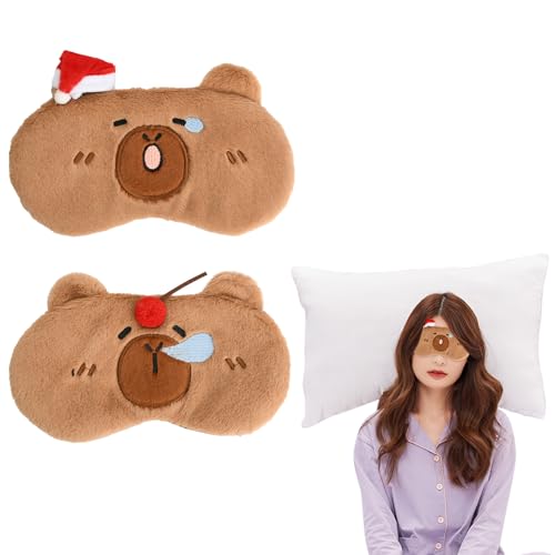 2 Sleep Masks, Kids Eye Masks for Sleeping, Cartoon Style, Light and Comfortable, Suitable for Children and Adults, Suitable for Family Sleep, School Lunch Break Or Travel, Etc