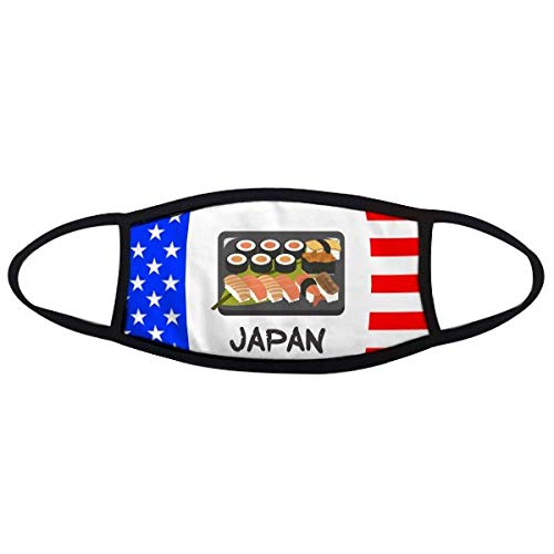 Masque de bouche traditionnel japonais à rayures anti-poussière