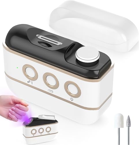 ZXMICYFA white and black 5-in-1 electric nail clipper — the versatile trim-and-polish pick