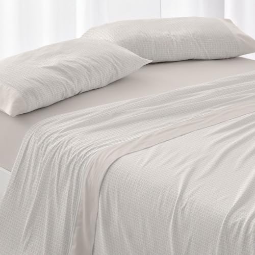 Parure de lit 90x200 Burrito Blanco drap lit 90 motif 540 avoine - 5