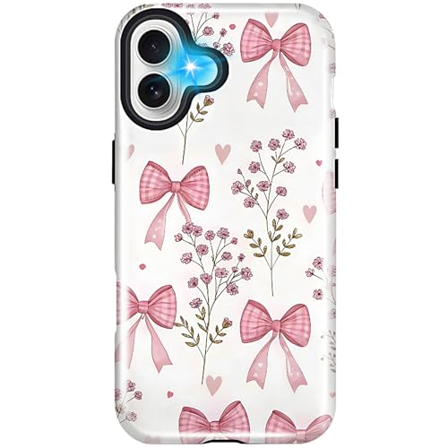Coque iPhone 16 mignonne avec fleurs le cadeau idéal pour femme