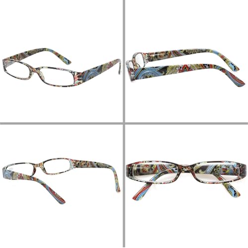 kerecsen women39s reading glasses 4 pairs ladies fashion spring hinge readers