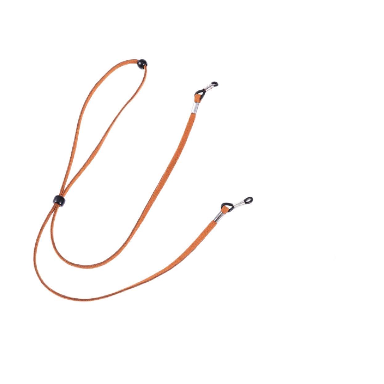 Yardenfun String Eyeglasses Holder Safety Glasses Holder Eyeglass Straps Durable Glasses Chain Skin Glasses Chain Eyeglasses Chain Glasses Cord Eyeglass Retainer Yellow