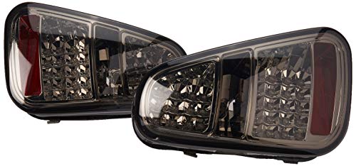 Spec-D Tuning LED Tail Lights Rear Brake Signal Smoke Lens Compatible with 2005-2006 Mini Cooper S, Left + Right Pair Assembly