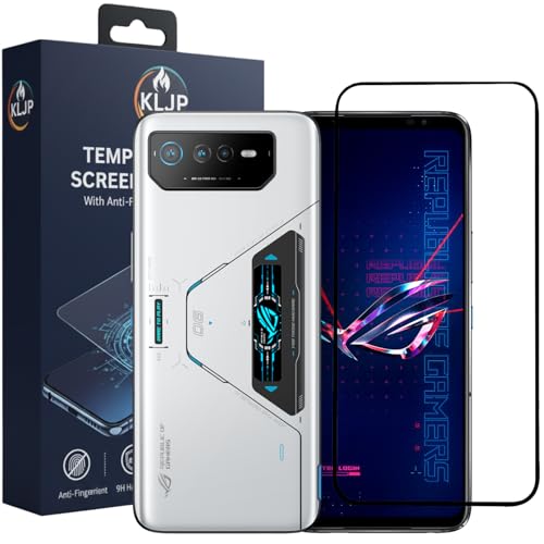 Image of Military-Grade Gorilla Tempered Glass For Asus ROG 6 With Installation Kit | Edge to Edge Coverage | Black