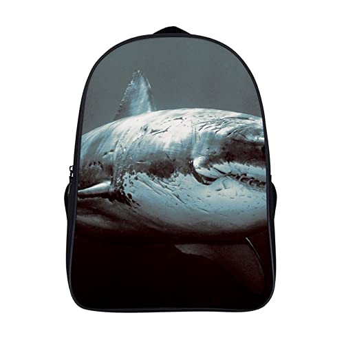 Sac à dos mode pour adolescents motif requin cool idéal pour les sorties et voyages