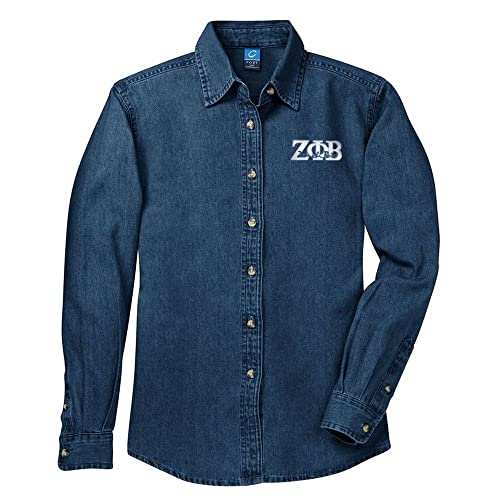 Zeta Phi Beta Denim Shirt