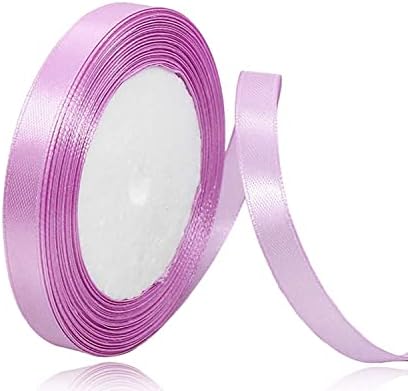 Rose Gold Satin Ribbon 25mm x 22 Meters, Solid Colour Fabric Ribbon for Gift Wrapping, Crafting, Balloon, Sewing Project, Hair Bows, Bridal Bouquet, Wedding Favours Decoration