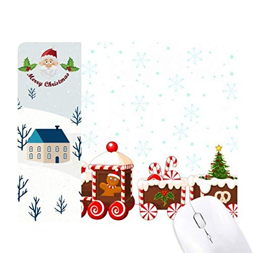 Cadeau de Noël maison tapis de souris train festival idéal pour les fêtes