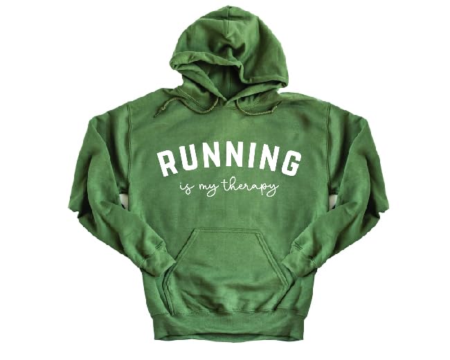 Running Is My Therapy Sweatshirt, Running Is My Therapy Hoodie, Perfect Gift For Runner And Athlete4