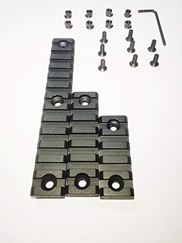 KE YANG Picatinny Rail Section for Keymod Handguard Mount Pack of 3 (5-Slot,7-Slot,13-Slot)