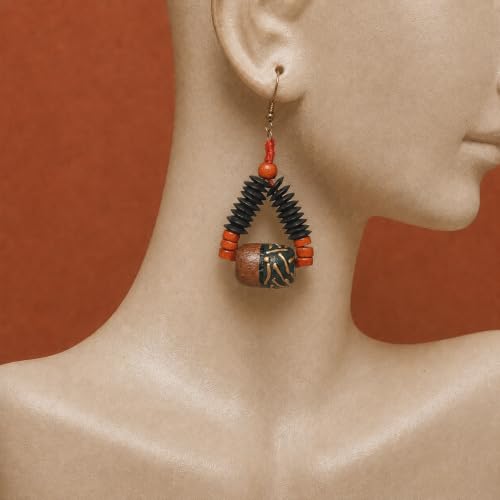 Image of Handcrafted Bohemian & Ethnic Earrings Collection for Women - Artistic, Nature-Inspired Statement Designs in Studs, Drops & Chandeliers