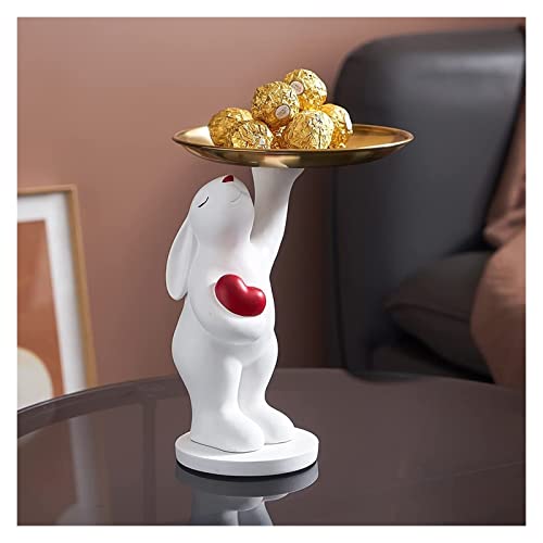 Statue de lapin embellissements de table pour salon et ambiance chaleureuse