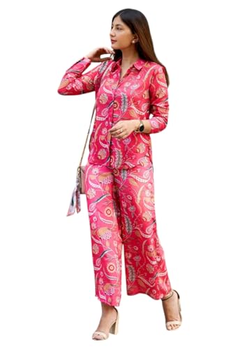 Ensemble kurta en viscose rose brodé : en finir avec l'inconfort des tenues de fête rigides