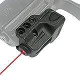 Gmconn Mini Tactical Green Laser Sights Ultra Low Profile Green Dot Laser Gun Sight for Pistols, Fit Picatinny Rail, USB Rechargeable, Lightweight (Red Laser)