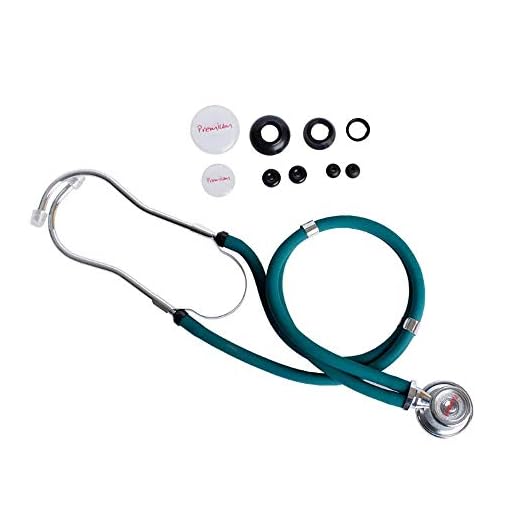 Estetoscópio Rappaport Premium verde folha