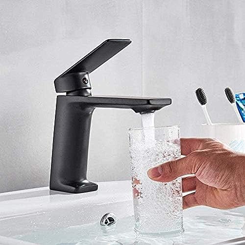 Robinet de lavabo mitigeur chaud-froid pour salle de bains monté sur le pont