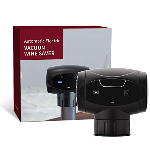 Brynnl Tapón de vino, tapón eléctrico para botella de vino, ahorro automático...