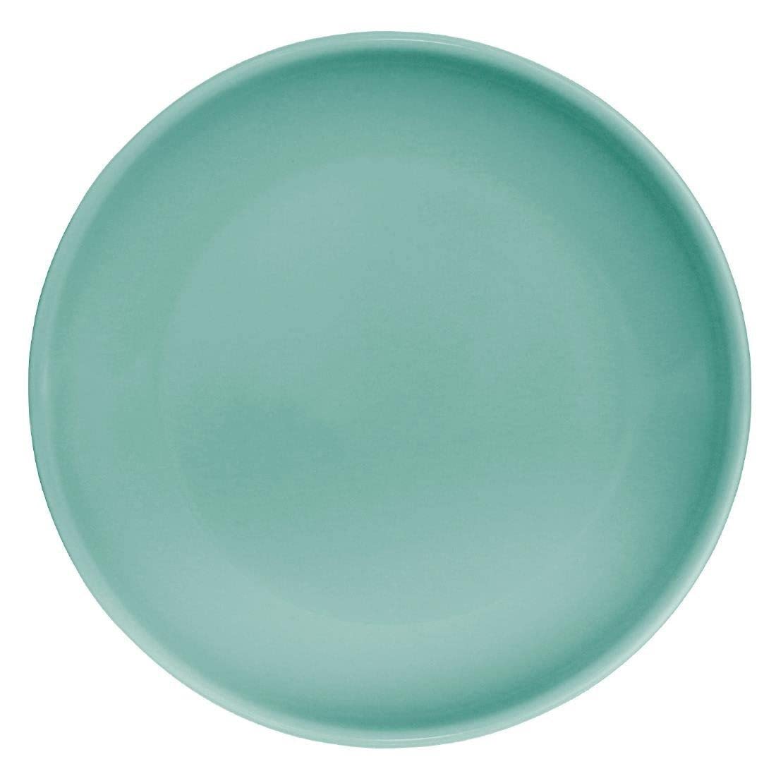 Olympia 12 x Cafe Coupé Servicio placa Aqua 200 mm gres restaurante cena