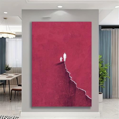 Cuadros abstractos minimalistas modernos láminas decorativas de 40x50cm estilo bohemio 4