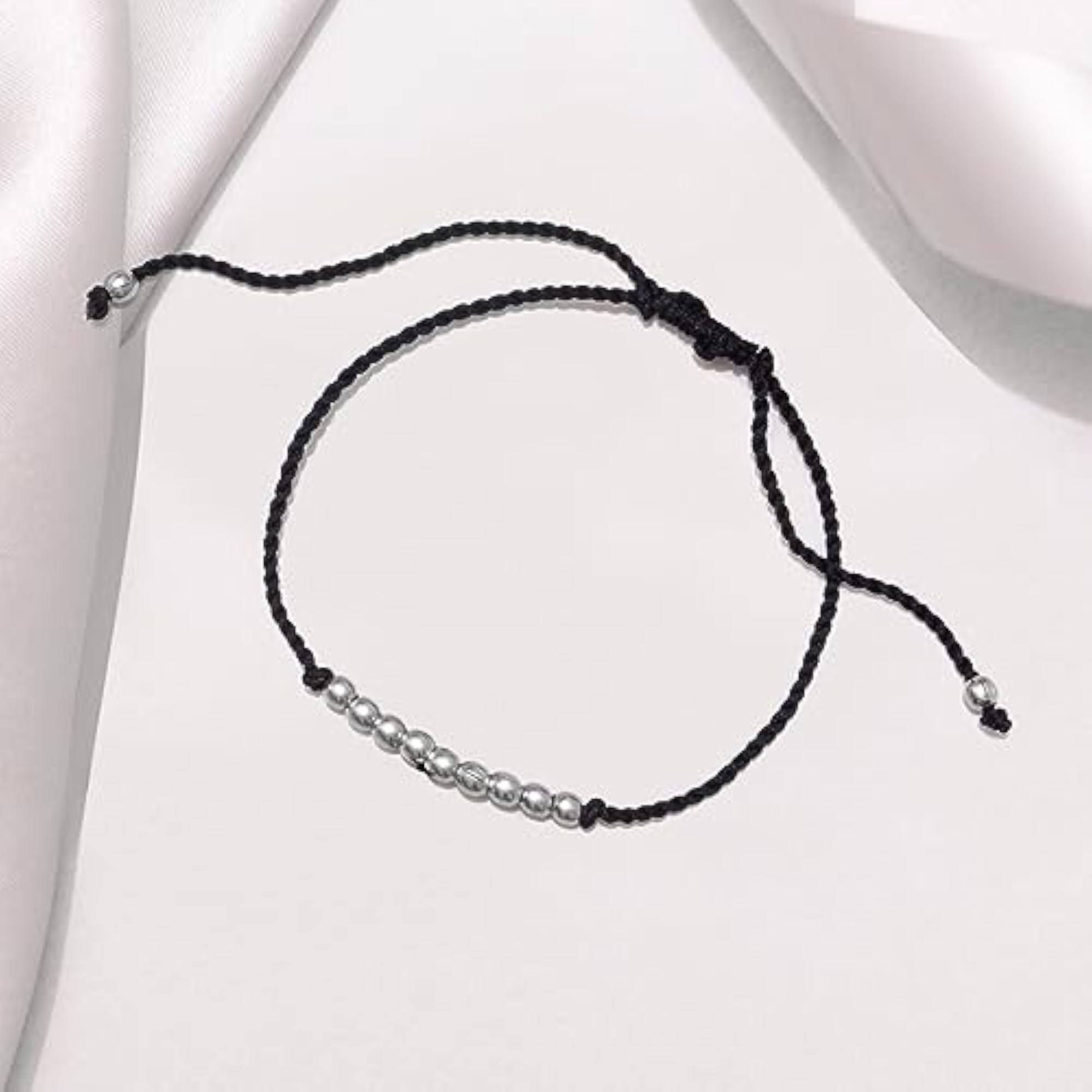 Women's 925 Sterling Silver Beads Gentle Thread Anklet