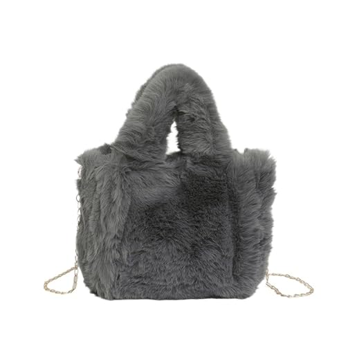 Sac à main imitation fourrure compact et léger pour libérer vos mains au quotidien cet hiver