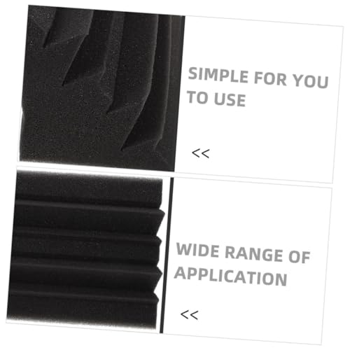 SUPVOX 10pcs Paneles Absorbentes de Sonido para Pared para Estudio Teatro Trampas de Graves en Esquina Paneles de Aislamiento Acústico miniatura 3