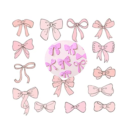 SunnyKids Little Bow Metal Cutting Die Cuts, Little Bow Decoration Stencils DIY Crafts Card Cutting Dies Cuts for DIY Embossing Card Making Photo Decorative Paper Dies Scrapbooking