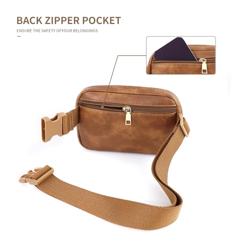 Image of Sling Bag Crossbody Bags For Women Plaid Striped Fanny Packs Chest Bag for Work Shopping