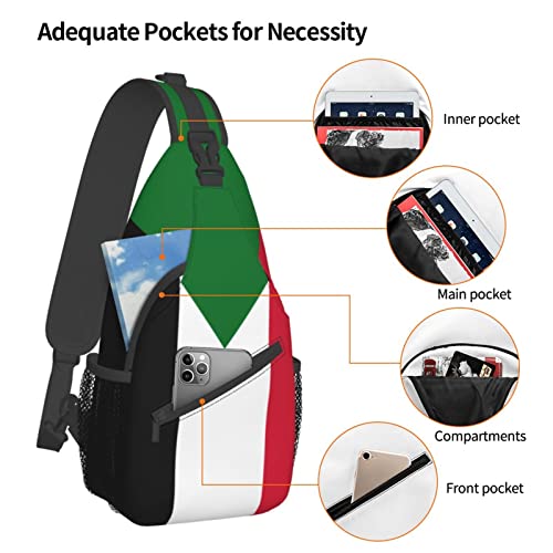 Mochila tipo bandolera unisex para uso diario y senderismo miniatura 5