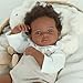 WOOROY Lifelike Reborn Baby Dolls Black – 20-Inch Realistic African American Newborn Baby Doll, Real Life Baby Dolls,Silicone Baby Doll with Full Vinyl Body with Accessories Gift for Kids Ages 3+
